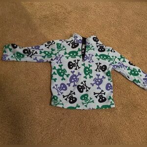 Washed not worn 3t skull and crossbones fleece boys Hanna Andersson brand